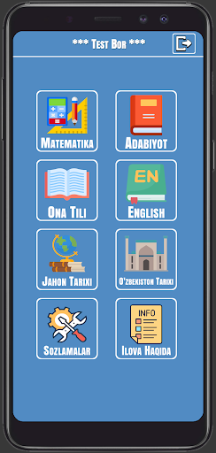 Test Bor  - Barcha Fanlardan