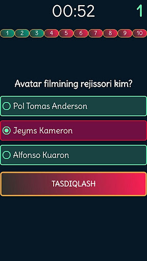 Viktorina Uz  - Test savollari