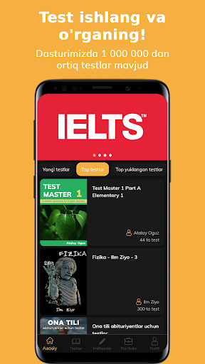 GoTest: Imtihonlar, DTM, Test